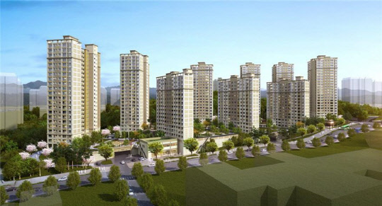 김포 풍무 꿈에그린2차 조감도<한화건설 제공>